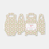 Aardbei Baby outfit met Baby shower Bedankdoosjes (Uitgevouwen)