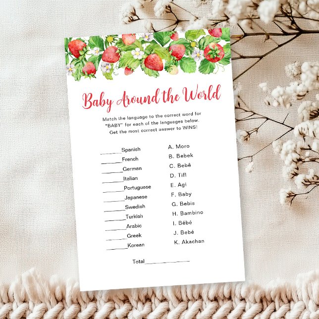 Aardbei Baby Rond de Wereld Spel (Creator heeft geüpload)