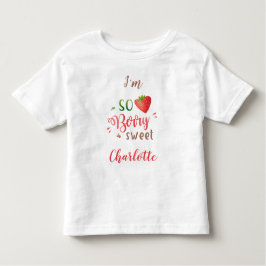 Aardbei baby shirt Doos meisje t-shirt Berry