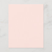 Aardbei baby shower bessen zoete budget uitnodigin (Achterkant)