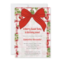 Aardbei baby shower