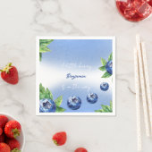 Aardbei Baby shower Papier servet (Insitu)