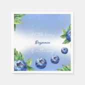 Aardbei Baby shower Papier servet (Voorkant)