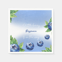 Aardbei Baby shower Papier servet