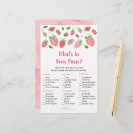 Aardbei-Baby shower Wat zit er in je paardenspel