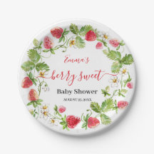 Aardbei Baby Shower Zomer Bes Zoet