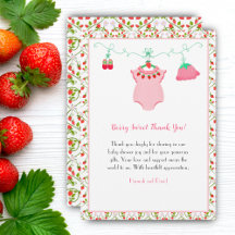 Aardbei Babypakje Met Patroon Baby Shower