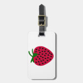 Aardbei Bagagelabel (Voorkant verticaal)