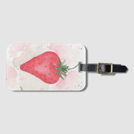 Aardbei Bagagelabel