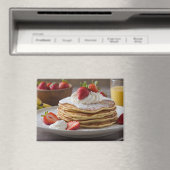 Aardbei & Banaan Pannenkoeken Magneet (Insitu (Vaatwasser))