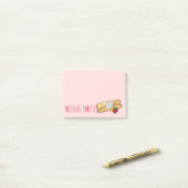 Aardbei Banana Crêpe Pancake Franse voedselkreefte Post-it® Notes (Op bureau)
