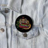 Aardbei Beardie Dragon "MINE" Ronde Button 7,6 Cm (In situ)