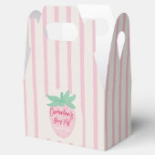 Aardbei Berry Eerste Favor Doos Bedankdoosjes (Geopend)