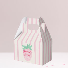 Aardbei Berry Eerste Favor Doos Bedankdoosjes