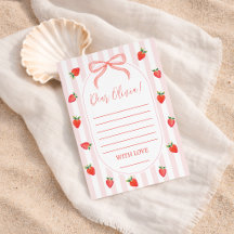 Aardbei Berry Eerste Tijdcapsule Kaart