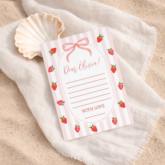 Aardbei Berry Eerste Tijdcapsule Kaart