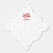 Aardbei Berry First Birthday Bedankdoosjes (Uitgevouwen)
