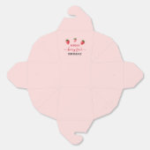 Aardbei Berry First Birthday Bedankdoosjes (Ongevouwen)