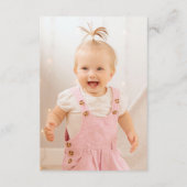 Aardbei Berry First Birthday Party Bedankkaart (Achterkant)