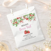 Aardbei Berry First Birthday Party Favor Bag Bedankzakje (Geknipt)