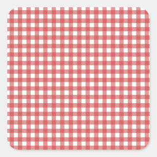 Aardbei Berry First Birthday Vierkante Sticker
