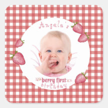 Aardbei Berry First Birthday