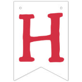 Aardbei Berry First Birthday Vlaggetjes (Tweede vlag)