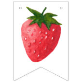 Aardbei Berry First Birthday Vlaggetjes (Eerste vlag)