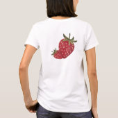 Aardbei Berry Happy Mom T-shirt (Achterkant)