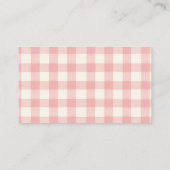 Aardbei Berry Loved Luier Raffle Baby shower Informatiekaartje (Achterkant)