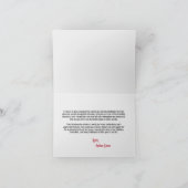 Aardbei Berry Sweet 1st Birthday Party Bedankkaart (Binnen)