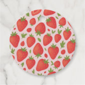 Aardbei Berry Sweet Baby shower Bedankjes Labels (Voorkant)