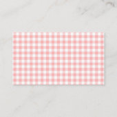 Aardbei Berry Sweet Baby shower Book Request Reque Informatiekaartje (Achterkant)