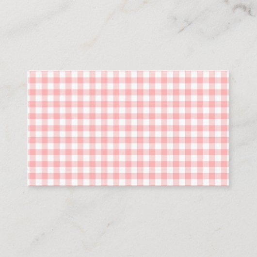 Aardbei Berry Sweet Baby shower Book Request Reque Informatiekaartje (Achterkant)