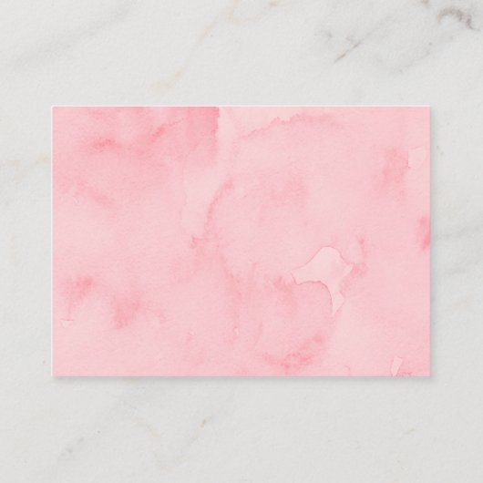 Aardbei Berry Sweet Baby shower Book Request Reque Informatiekaartje (Achterkant)