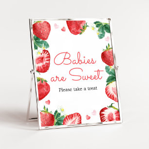 Aardbei Berry Sweet Baby's zijn zoet Poster