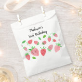 Aardbei Berry Sweet Birthday Bedankzakje (Geknipt)