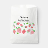 Aardbei Berry Sweet Birthday Bedankzakje (Voorkant)