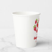 Aardbei Berry Sweet Birthday Papieren Bekers (Rechts)