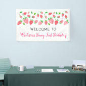 Aardbei Berry Sweet Birthday Spandoek (Beurs)