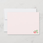 Aardbei Berry Sweet Boho bedankpas Bedankkaart (Achterkant)