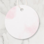 Aardbei Berry Sweet Bow Baby shower Dank u Bedankjes Labels (Achterkant)