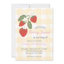 Aardbei Berry Sweet Country Lente Verjaardag