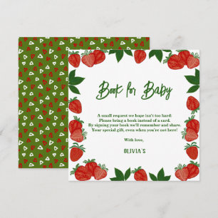 Aardbei Berry Sweet Fruit Fresh Gift Baby book Kaart