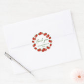 Aardbei Berry Sweet Fruit Shcool Kantoor Gift Ronde Sticker (Envelop)