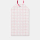 Aardbei Berry Sweet Modern Baby Meisje Douche Cadeaulabel (Achterkant)