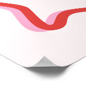 Aardbei Berry Verliefd Bruiloft Uitnodiging Poster (Hoek)