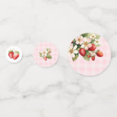 Aardbei Berry zoete verjaardag Confetti (Voorkanten)