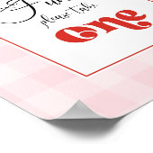 Aardbei Berry zoete verjaardag gunsten Poster (Hoek)