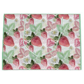 Aardbei, bessen, rood, vers, rijp, zoet, voedsel, groot cadeauzakje (Voorkant)